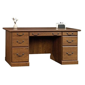 Bowery Hill Executive Desk in Milled Cherry