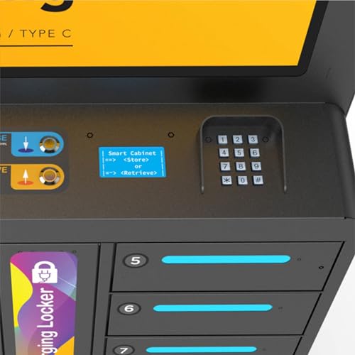 PagerTec LIA Cell Phone Charging Station Locker with Digital Pin Activation
