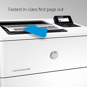 HP LaserJet Enterprise M506dn Laser Printer with Built-in Ethernet & Duplex Printing (F2A69A) (Renewed)