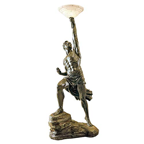 Design Toscano Prometheus Sculptural Floor Lamp