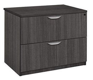 Regency Legacy Two Drawer Lateral File Cabinet, 36" x 24", Ash Grey