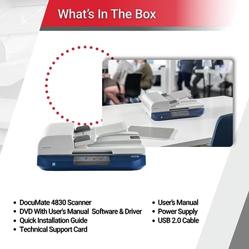 Xerox DocuMate 4830 Document Scanner (Renewed)