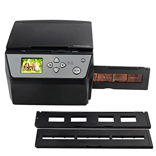 COMDS Slide Scanner, 22MP High-Resolution Negative Converter - Convert Color/B&W 135 Film/35mm Slide/110 Film Business Card to JPG Digital Photos - USB Output Support