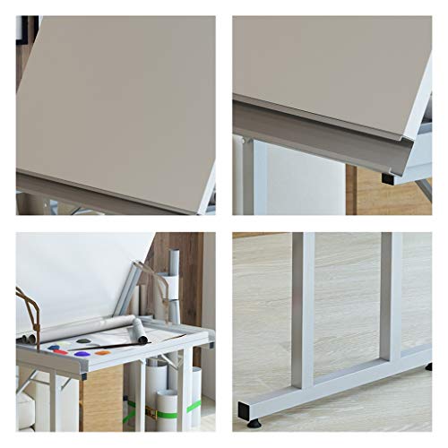 JDkilp Artist Table,with Adjustable Height for Art Design Drawing Writing Painting Crafting Drafting Work and Study
