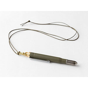 MIDORI BRASS BALLPOINT PEN OLIVE EDITION