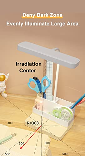 Table Lamp LED Desk Lamp with Pen Holder Function - Rechargeable USB Night Light