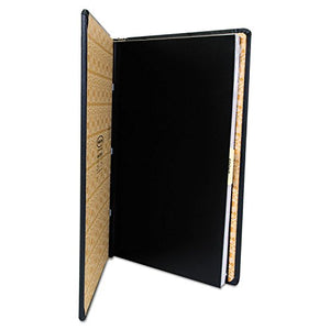 Wilson Jones 039531 - Looseleaf Minute Book, Black Leather-Like Cover, 125 Pages, 8 1/2 x 14-WLJ039531