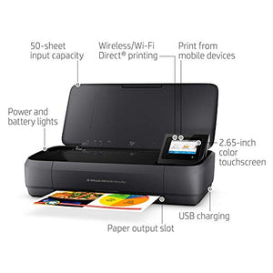 HP OfficeJet 250 Portable Printer with Wireless and Mobile Printing (CZ992A) (Renewed)