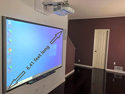 ImagingMart Interactive Whiteboard with Projector Bundle for Classroom/Office Professionals