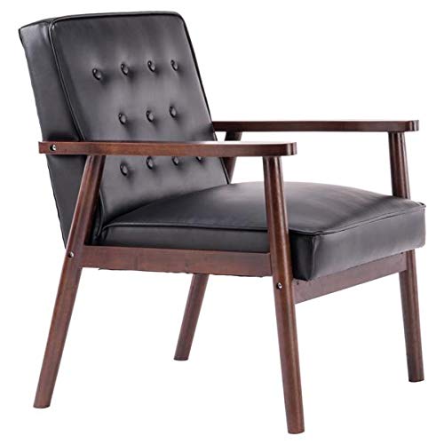 HopeHope Executive Guest Chair Set - 2pcs 400 lbs Wooden Lounge Chairs