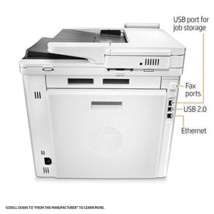 HP LaserJet Pro M477fnw All-in-One Wireless Color Laser Printer with Built-in Ethernet, Amazon Dash Replenishment ready (CF377A)
