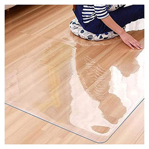 HOBBOY Hard-Floor Chair Mat - Frosted Transparent PVC - Floor Protection Pad - 1.5mm Thick - Multiple Sizes