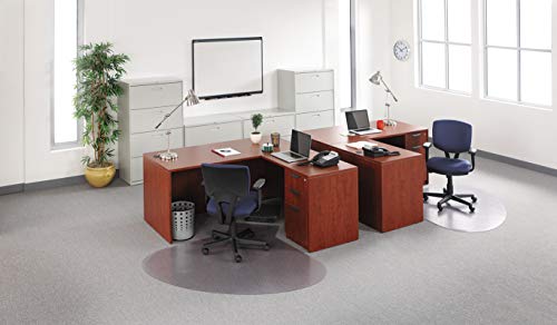 Alera Valencia Series 66 by 30 by 29-1/2-Inch Desk Shell, Medium Cherry