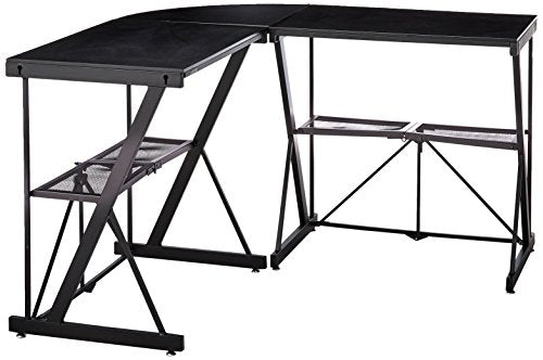 Origami RDE-01C Corner Computer Desk, Large, Black