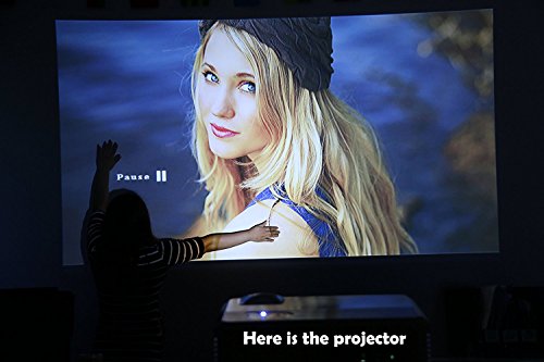 2020 Bluetooth Projector WiFi Android LCD LED Smart Video Projectors Home Theater 4400 Lumens Support HD 1080P Airplay HDMI USB RCA VGA AV for Smartphone DVD Game Consoles Laptop Outdoor Movie