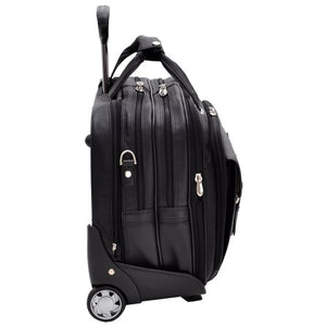 Siamod CERESOLA 46005 Black Checkpoint-Friendly 15.6" Detachable-Wheeled Laptop Case