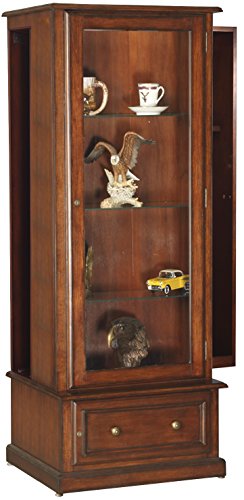 American Furniture Classics 611 10 Gun/Curio Slider Cabinet Combination