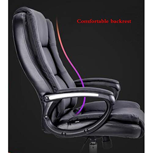 Desk Chairs Ergonomic Swivel Office Computer Chair - Black (Size: 70x70x121cm)
