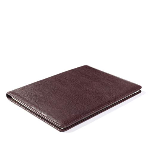 Leatherology Espresso Standard Padfolio with Pen Loop