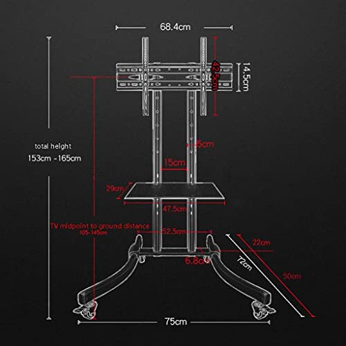 Generic TV Floor Stand with Tray Design