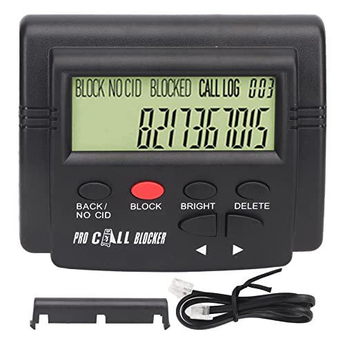 GaRcan Call Blocker with LCD Display and 2000 Group Number Storage for Landline Phones