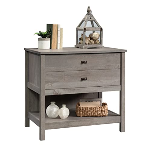 Sauder Cottage Road Lateral File Cabinet, Mystic Oak Finish, 32.44" x 21.81" x 29.76