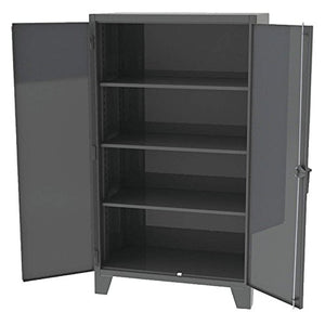 Greene Manufacturing Heavy Duty Storage Cabinet - Charcoal, 72"H x 36"W x 24"D - EX-783-172