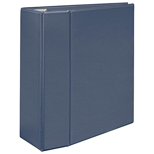 Avery Heavy-Duty View Binder with 5-Inch One Touch EZD Rings, Soft Purple, 1 Binder (79342)