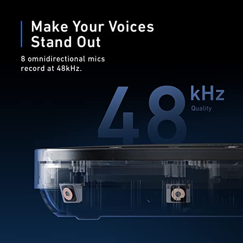 AnkerWork SR500 Conference Speaker with 8 Mics and AI Noise Cancellation