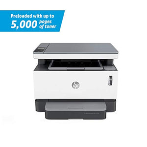 HP Neverstop All-in-One Laser Printer 1202w | Wireless Laser with Cartridge-Free Monochrome-Toner-Tank (5HG92A)