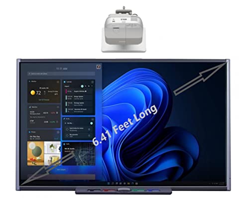 SMART Interactive Smart Board with UST Projector for Classroom & Collaboration
