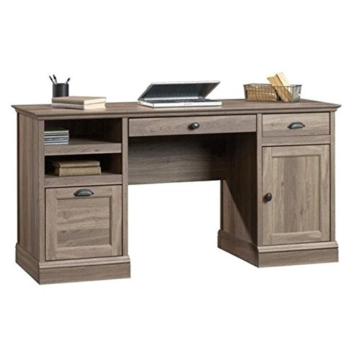 Bowery Hill Executive Desk in Salt Oak