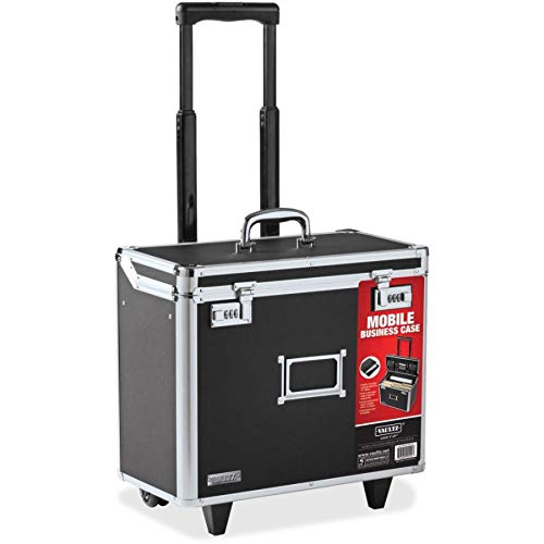 Vaultz Locking Mobile Business Case, Legal Size, 14.5 x 13.5 x 11 Inches, Black (VZ00194)