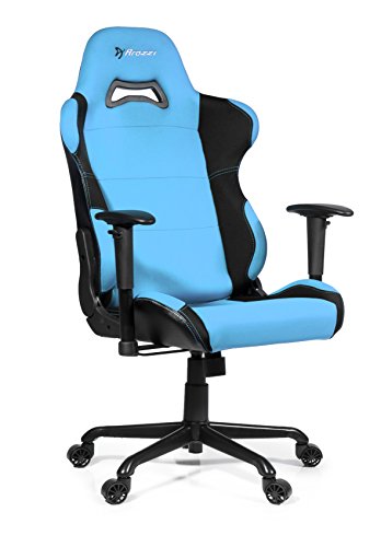 Arozzi Torretta XL Series Gaming Racing Style Swivel Chair, Azure