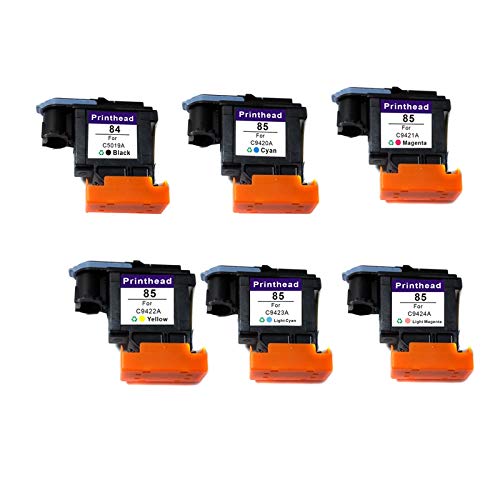 Replacement Parts for Printer PRTA10764 84 85 Printhead for HP 84 85 C5019A C9420A C9421A C9422A C9423A C9424A Print Head for 30 90R 130 Printer - (Type: 1Set)