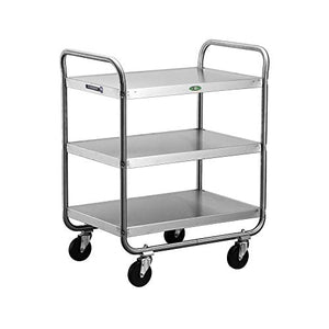 Lakeside Manufacturing Stainless Steel Utility Cart with 3 Shelves, 500 lb. Capacity