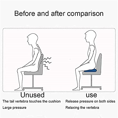 Feiyx Enhanced Seat Cushion - Non-Slip Orthopedic Memory Coccyx Cushion