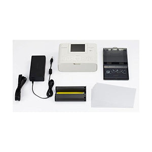 Canon SELPHY CP1300 Wireless Compact Photo Printer, White - Bundle with USB Cable 6', Microfiber Cloth