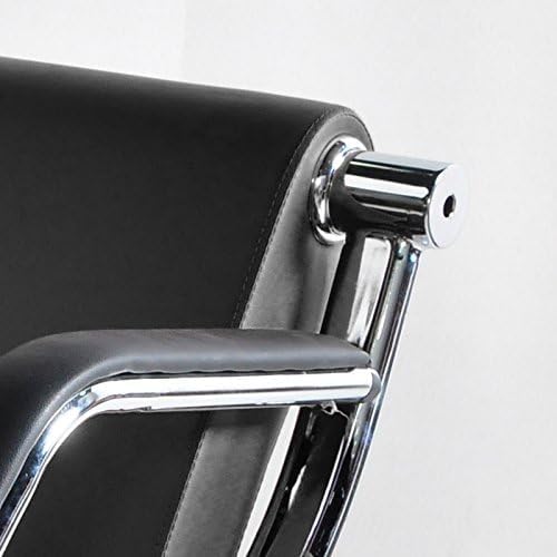 Walsport 3PCS Black PU Leather Reception Chair Office Airport Bench