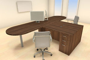UTM Furniture Modern Executive Office Workstation Desk Set, CH-AMB-S19