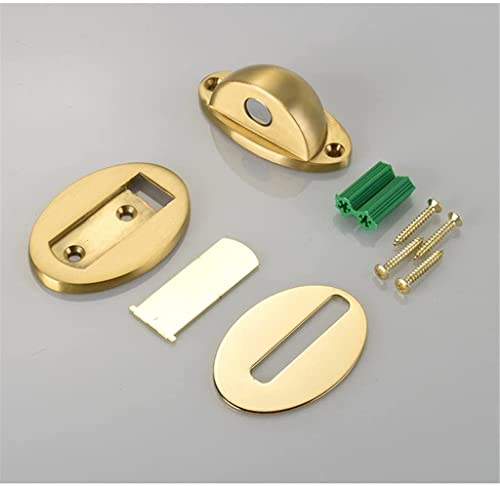Copper Magnetic Door Stopper Hidden Doorstop (Color: C/D)