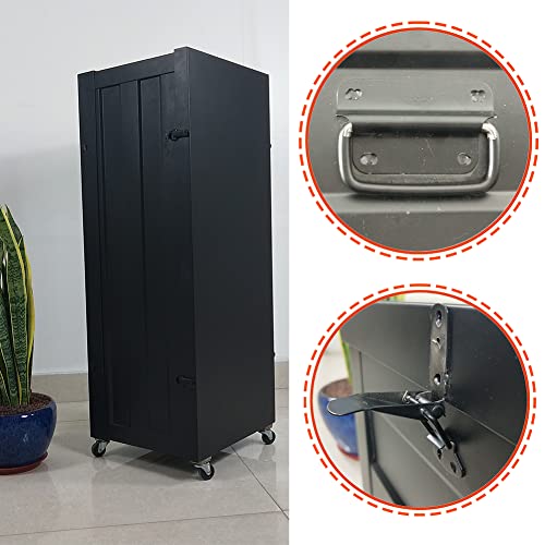 Trade Show Carry case Holds Equipment and Accessories for Conference Exhibition and Travel Double Straps for Pop Up Backdrop Frame (Box)