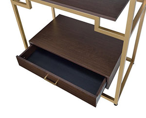 Acme Furniture 92787 Yumia Gold Bookshelf