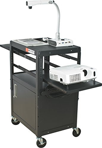 Balt Dual Adjustable Laptop Utility Workstation Cart 26" - 42"H x 24"W x 18"D