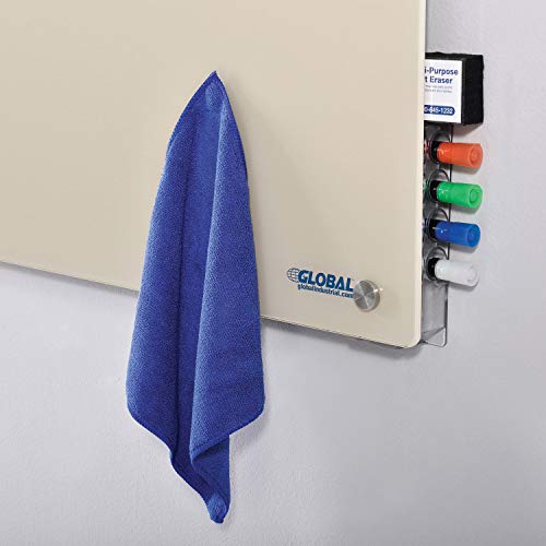 72"W x 48"H Magnetic Glass Dry Erase Board (Tan)