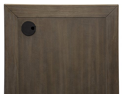 Martin Furniture Double Pad Desk, 68", Weathered Dove