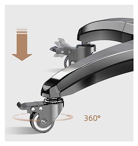 UPGENT Aluminum AVF1800-70-1P TV Mobile Cart for 65"-85" TVs with AV Shelf & Camera Holder