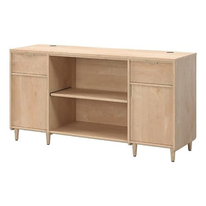 Pemberly Row Natural Maple Finish Engineered Wood Credenza