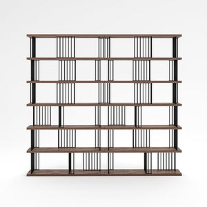 DAVEE Iron Etagere Bookcase 86.8" Hx94.4 W