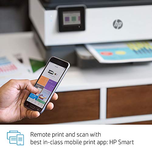 HP OfficeJet Pro 8035 All-in-One Wireless Printer - Includes 8 Months of Ink Delivered to Your Door, Smart Home Office Productivity - Basalt (5LJ23A)